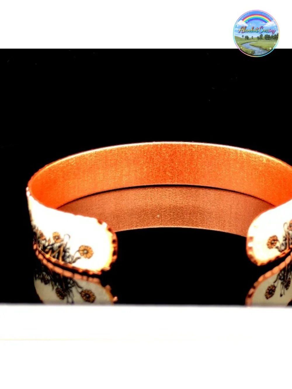 Handmade Copper Cuff Bracelet Monarch Butterfly Adjustable